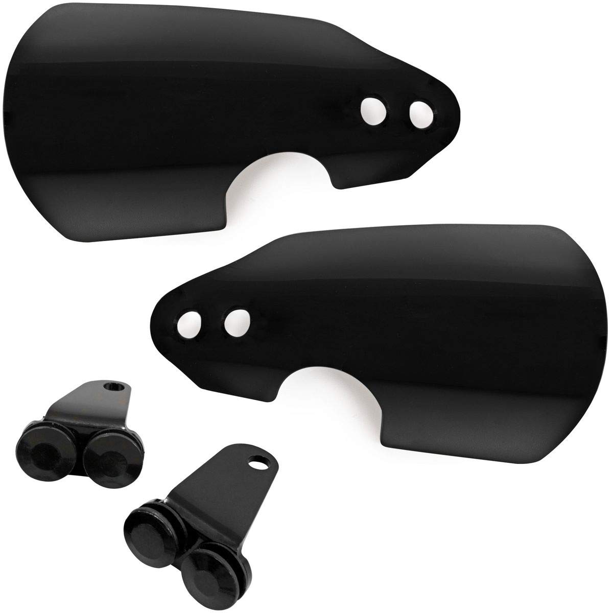 Amazon.com: Memphis Shades Black Opaque Hand Guards with Cutout